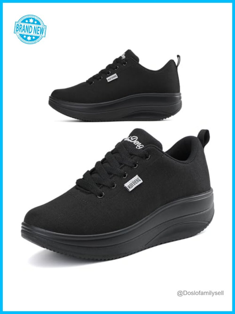 Platform Sneakers Women Walking All Day Slip Resistant Work Shoes Comfortable 2